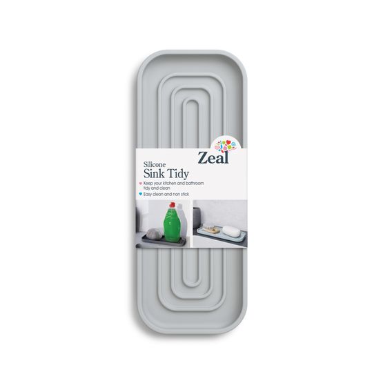 Zeal - Silicone Sink Tidy French Grey