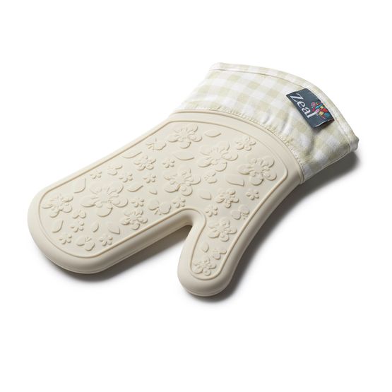 Zeal - SteamStop Silicone Single Oven Glove - Cream