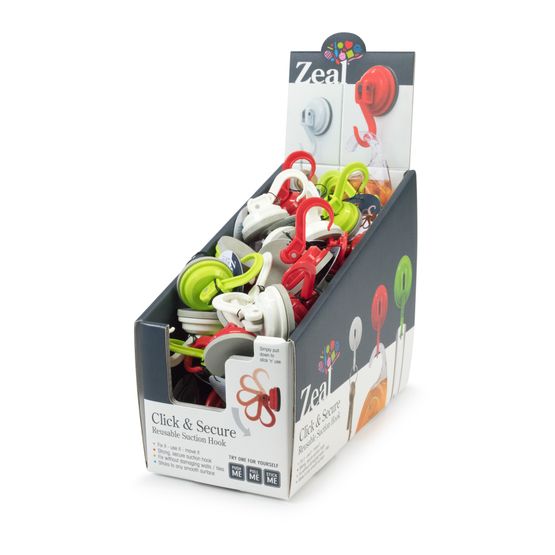 Zeal - Suction Base Hooks Small - Assortment
