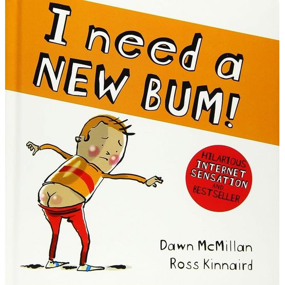 Allsorted - I Need A New Bum Board Book