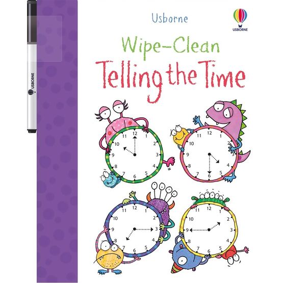 Allsorted - Wipe Clean Book Telling The Time