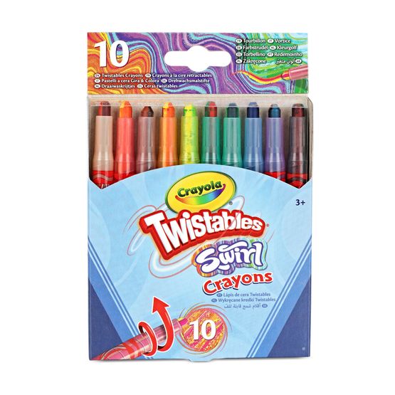 Crayola - Swirl Mini Twistable Crayons 10 Pack