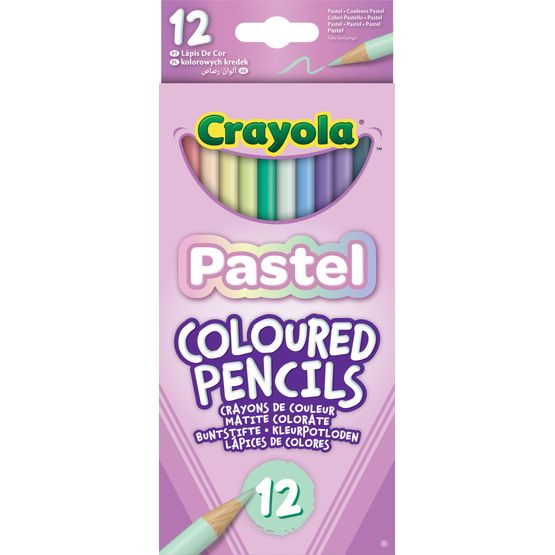Crayola - Pastel Coloured Pencils 12 Pack