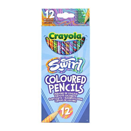 Crayola - Swirl Coloured Pencils 12 Pack