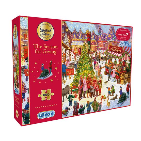 Gibsons - The Season For Giving 1000 Piece Jigsaw Puzzle