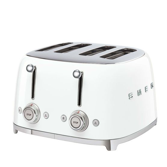 Smeg 4 Slice Toaster - White