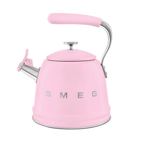 Smeg - Whistling Kettle Pastel Pink