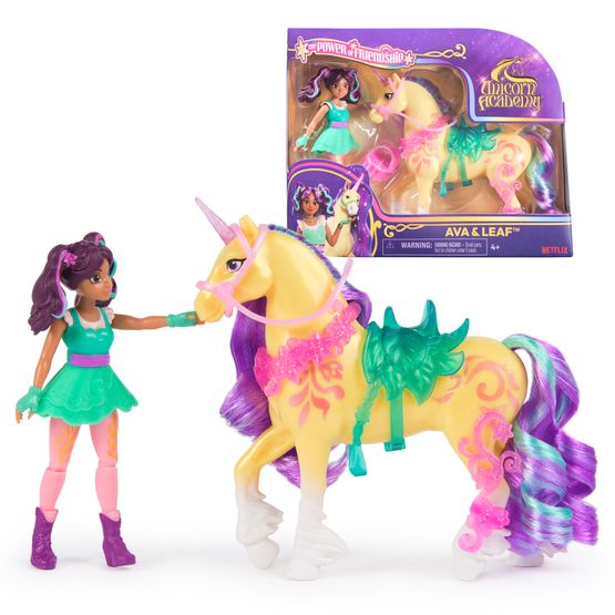 Unicorn Academy - Small Doll Ava &amp; Leaf