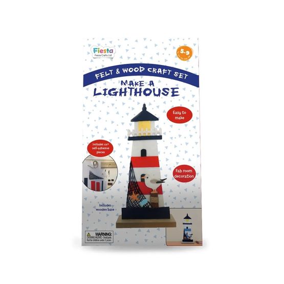 Bigjigs - Felt &amp; Wood Craft - Make A Lighthouse