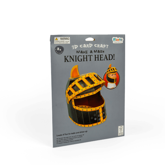 Bigjigs - Knight 3D Mask Card Craft
