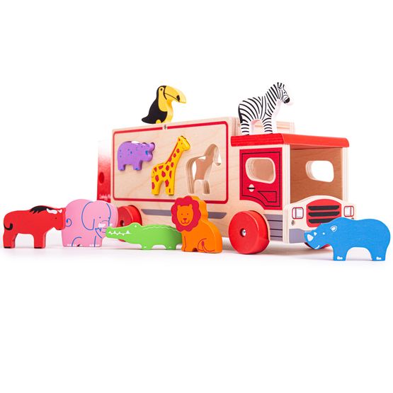 Bigjigs - Safari Sorting Lorry