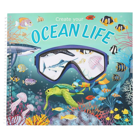 Create Your - Ocean Life with Holofoil Stickers