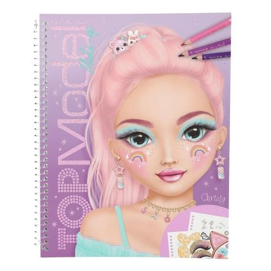 TOPModel - Make Up Colouring Book
