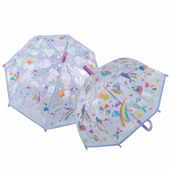 Floss &amp; Rock - Fantasy Transparent Colour Changing Umbrella