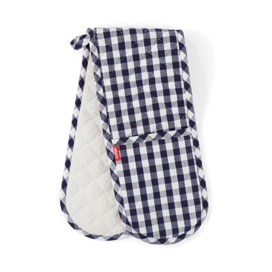 Judge - Double Oven Mitt - Blue Check