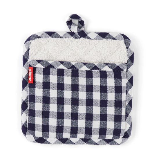 Judge - Pot Holder - Blue Check