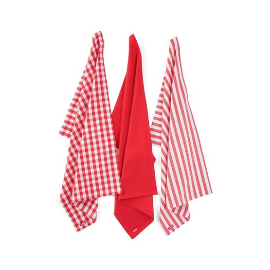 Judge - Tea Towel 3 Pack - Red