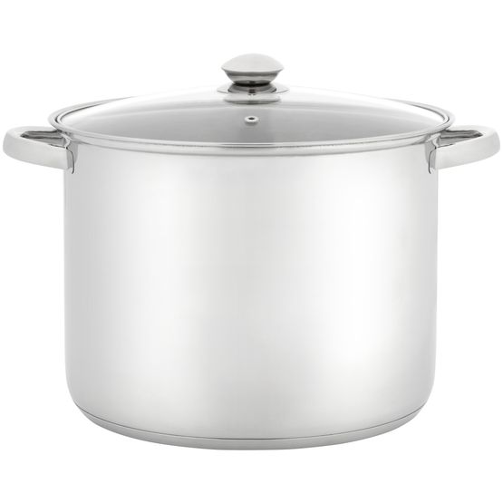Judge Essentials - Glass Lid Stock Pot 13L