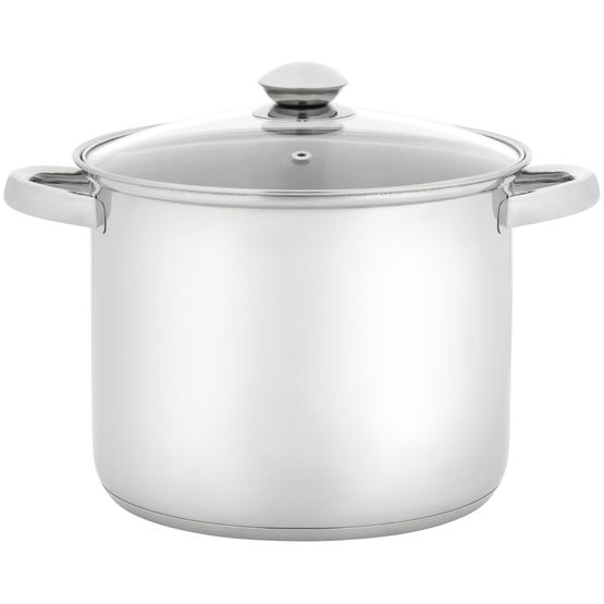 Judge Essentials - Glass Lid Stock Pot 6.5L