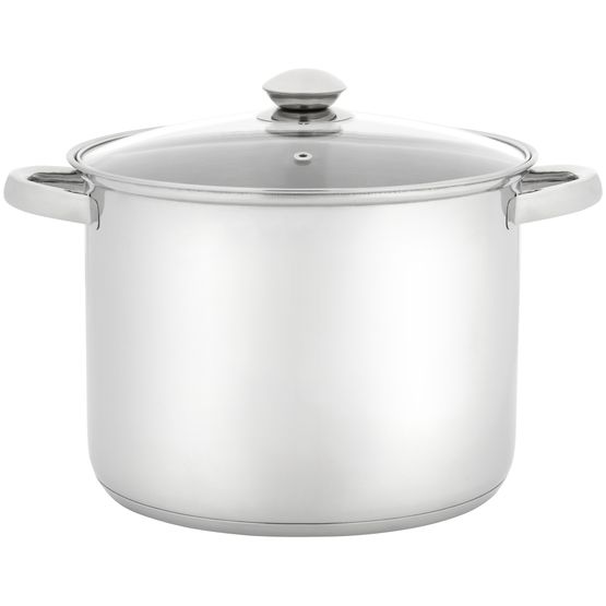 Judge Essentials - Glass Lid Stock Pot 8.5L