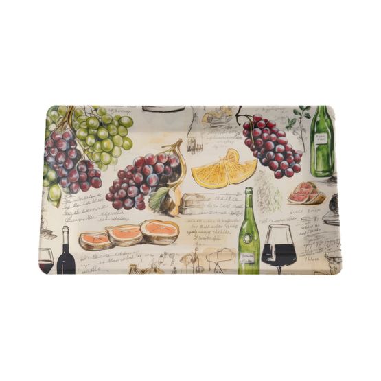Stow Green - Wine &amp; Grapes Scatter Tray