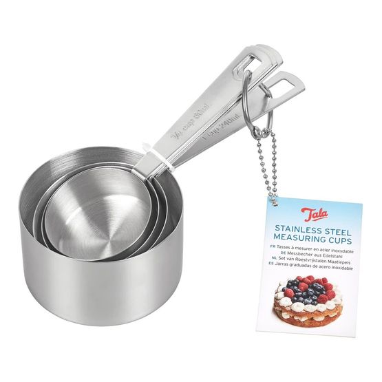 Tala - 4 Stainless Steel Measuring Cups
