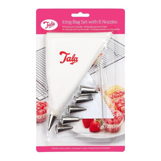 Tala - Icing Bag Set with 6 Nozzles