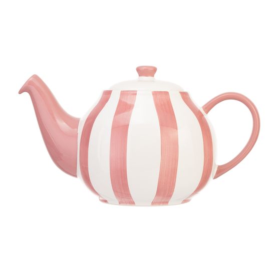 Siip - Wide Vertical Stripe 2 Cup Teapot Pink
