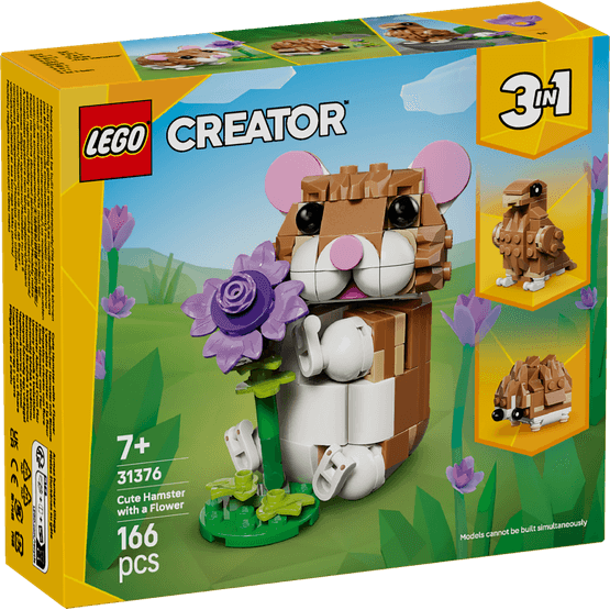 LEGO Creator - Cute Hamster with a Flower