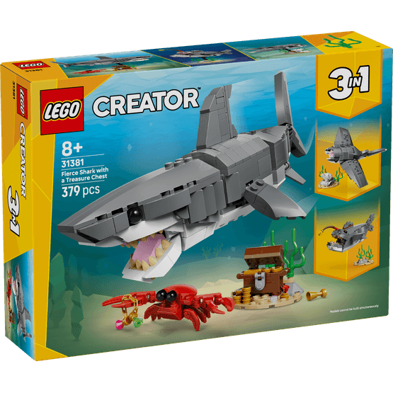 LEGO Creator - Fierce Shark with a Treasure Chest