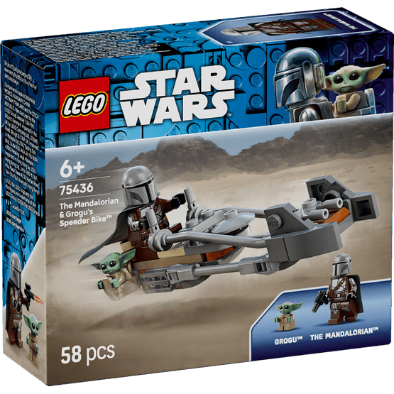 LEGO Star Wars - The Mandalorian &amp; Grogus Speeder Bike