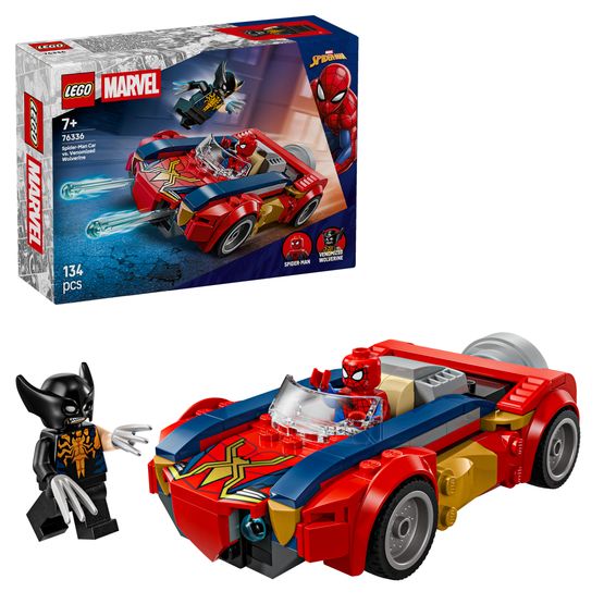 LEGO Super Heroes Marvel - Spider-Man Car vs Venomized Wolverine