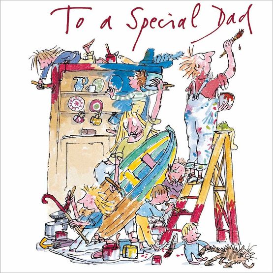 Fathers Day Card - Decorating