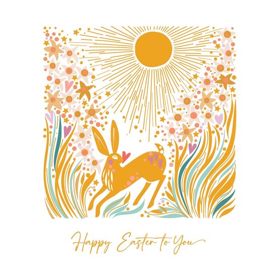 Easter Card - Easter Rabbit