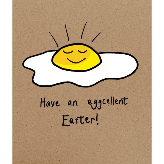 Easter Card - Eggcellent Easter