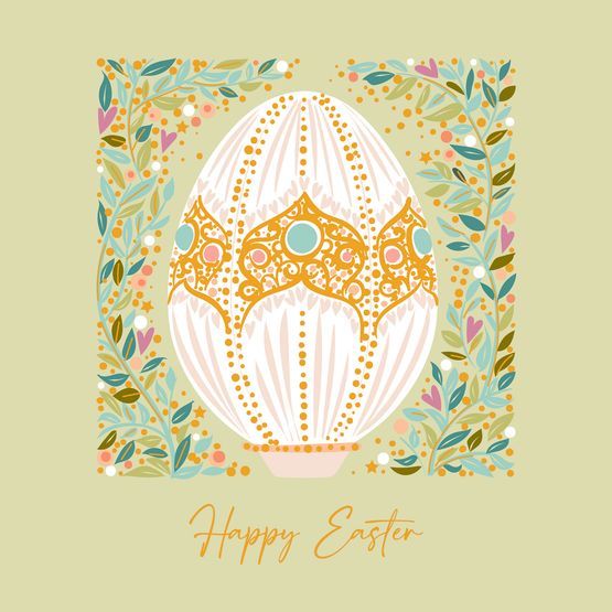 Easter Card - Faberge Eggs