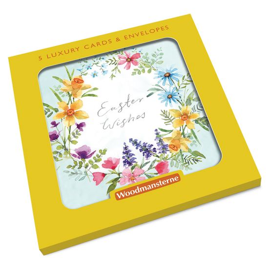 Easter Card - Floral Easter Wreath