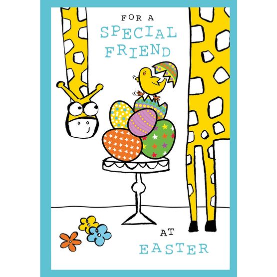 Easter Card - Giraffe Cakes