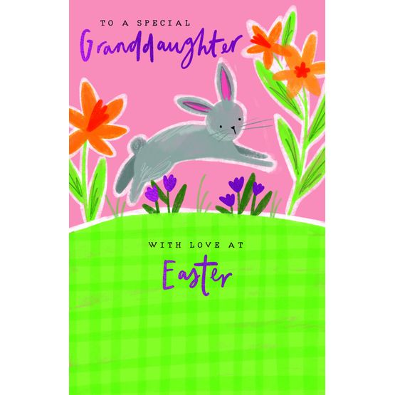 Easter Card - Granddaughter Bunny