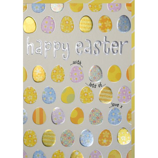 Easter Card - Happy Easter Eggs