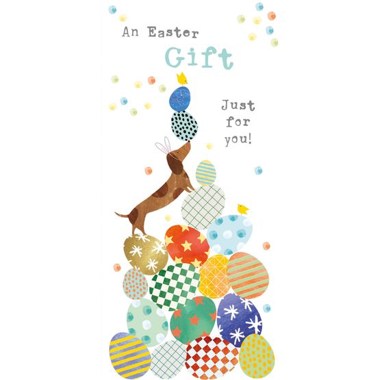 Easter Card - Sausage Dog Eggs