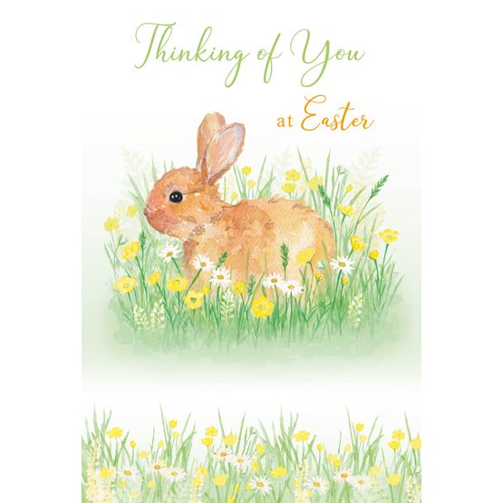 Easter Card - Toy Bunny