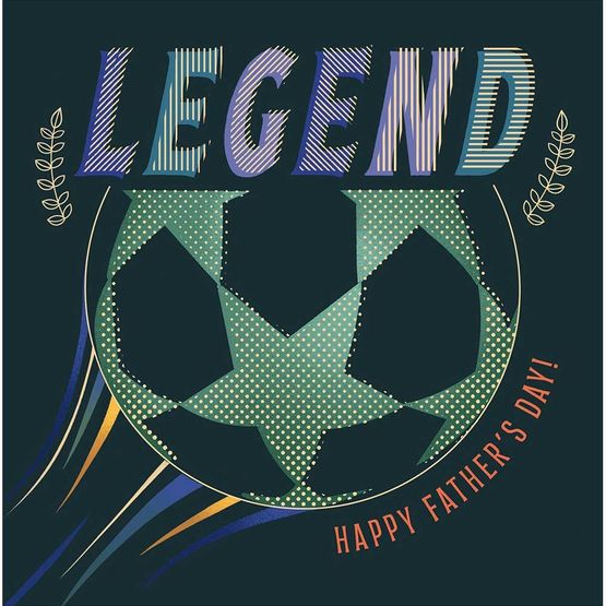 Fathers Day Card - Football