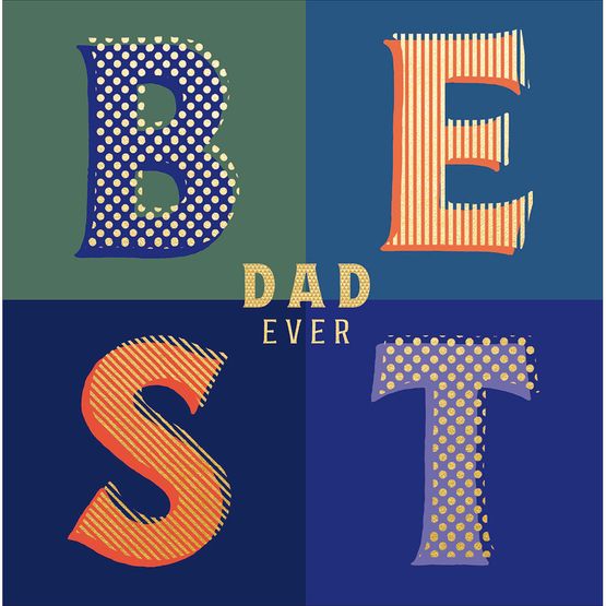 Fathers Day Card - Best Dad Ever