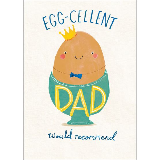 Fathers Day Card - Humpty Dumpty Egg In A Cup