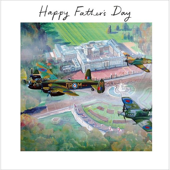 Fathers Day Card - Memorial Flight Over Buckingham Palace