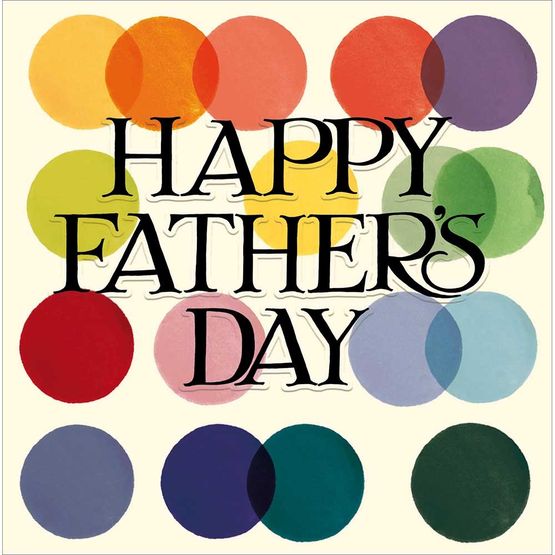 Fathers Day Card - Sponge Spots