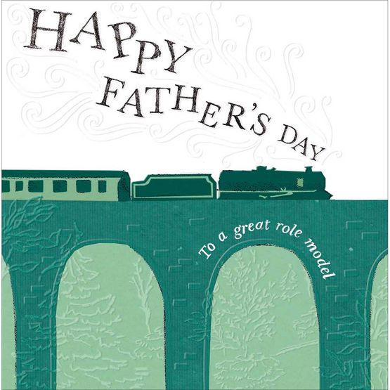 Fathers Day Card - Steam Train