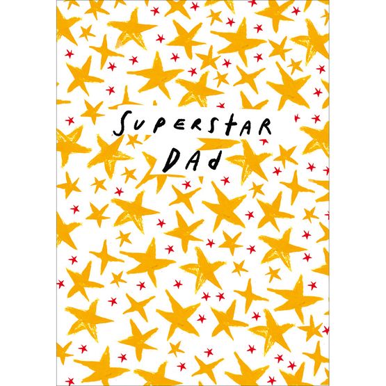 Fathers Day Card - Superstar Dad