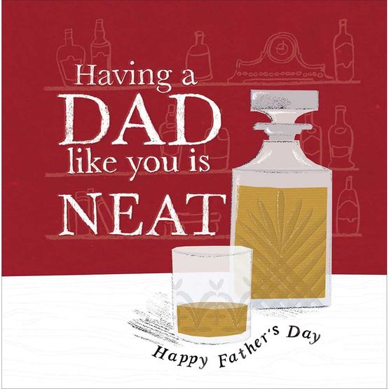 Fathers Day Card - Whisky